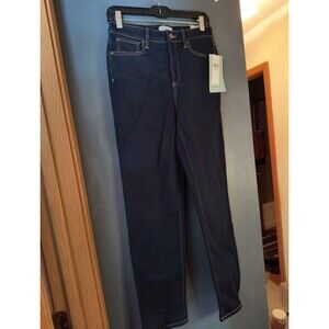 Coldwater Creek Women Jeans Size 6 Straight Leg Classic Shape Me High Rise Blue